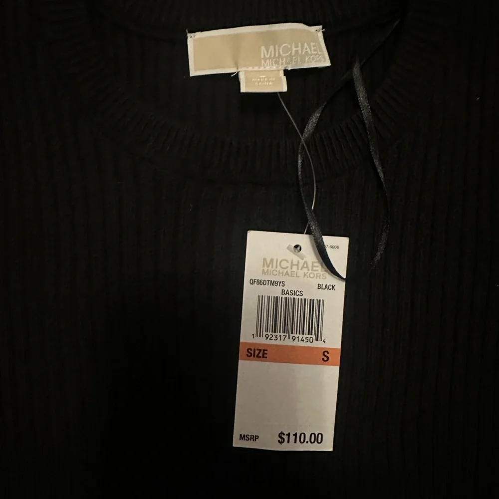 Michael Kors Black Sweater with gold zipper - Picture 3 of 3